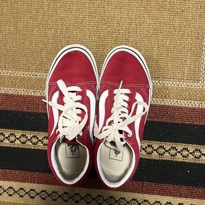 Burgundy Vans